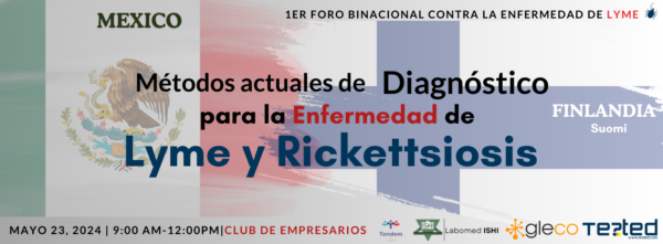 Banner foro metodos de diagnostico para lyme